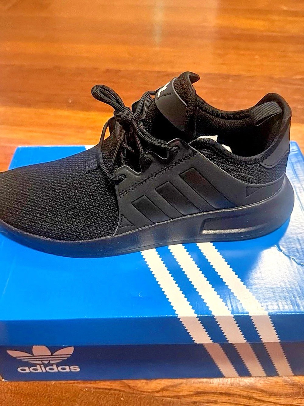 Adidas X_PLR J Triple Black Sneakers US 6.5 NWT